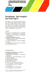 Preisg&uuml;nstig. Capri 1600 L